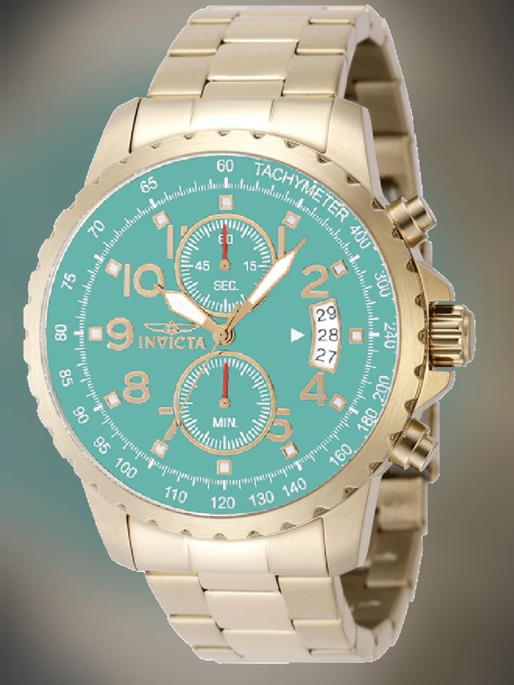 Invicta Specialty Men's Watch - 47mm, Gold, Teal
(69794)